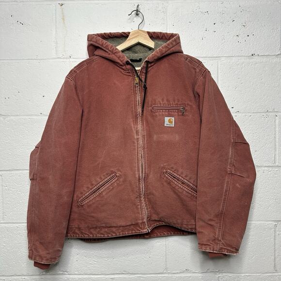 Carhartt Jacket Sherpa-Lined Hooded Detroit Jacket “Rose” WJ141 VRS